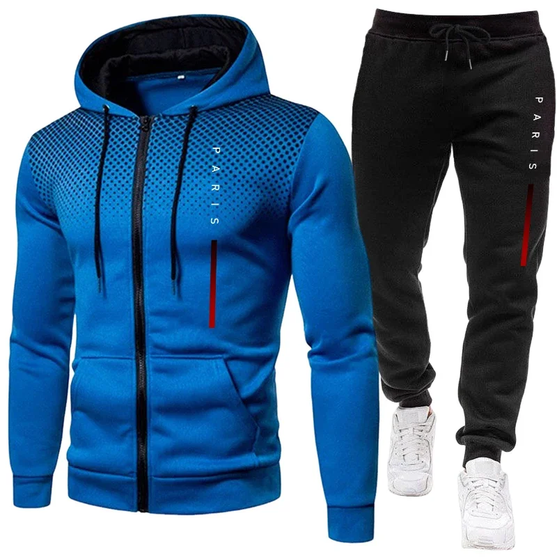 Outdoor Sports Outfit - 가을 겨울 데일리 캐주얼 스포츠 후드티