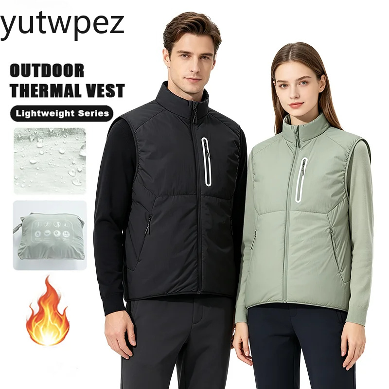 Outdoor Sport Brand Jacket - 유니섹스 따뜻한 코튼 조끼 가벼운 방수