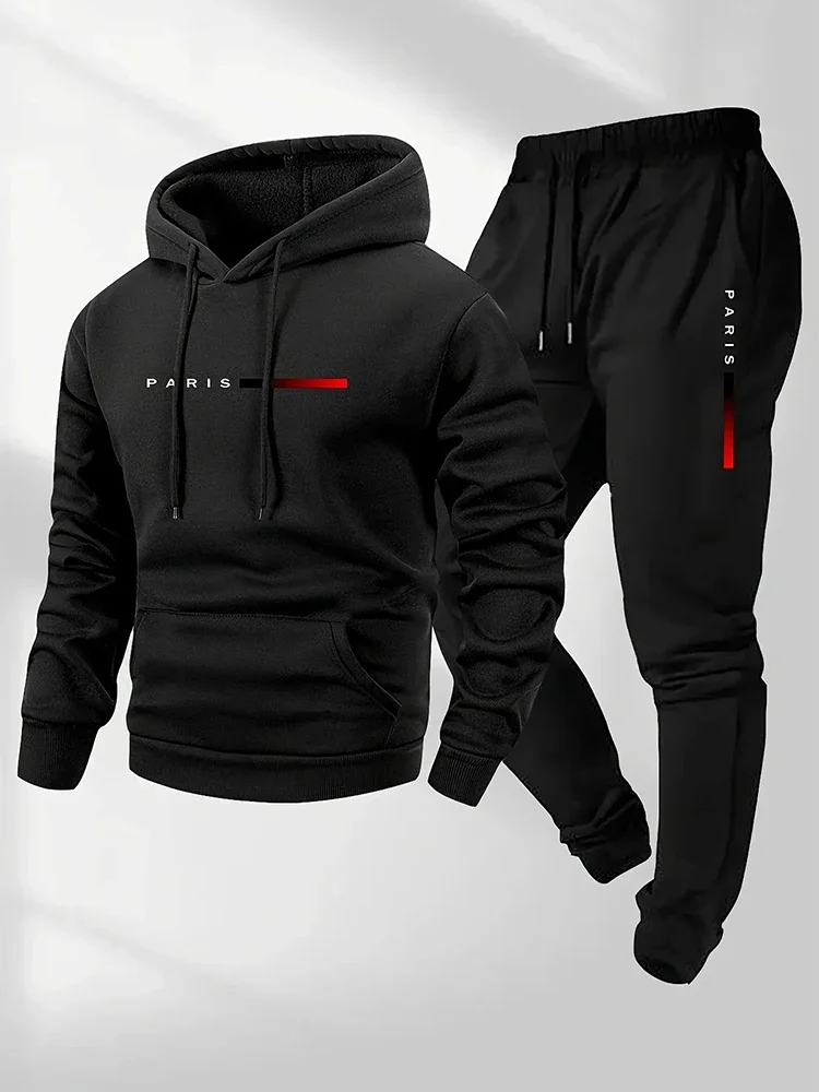 Outdoor Sports Outfit - 데일리 캐주얼 스포츠 조깅복 단색 스포츠웨어