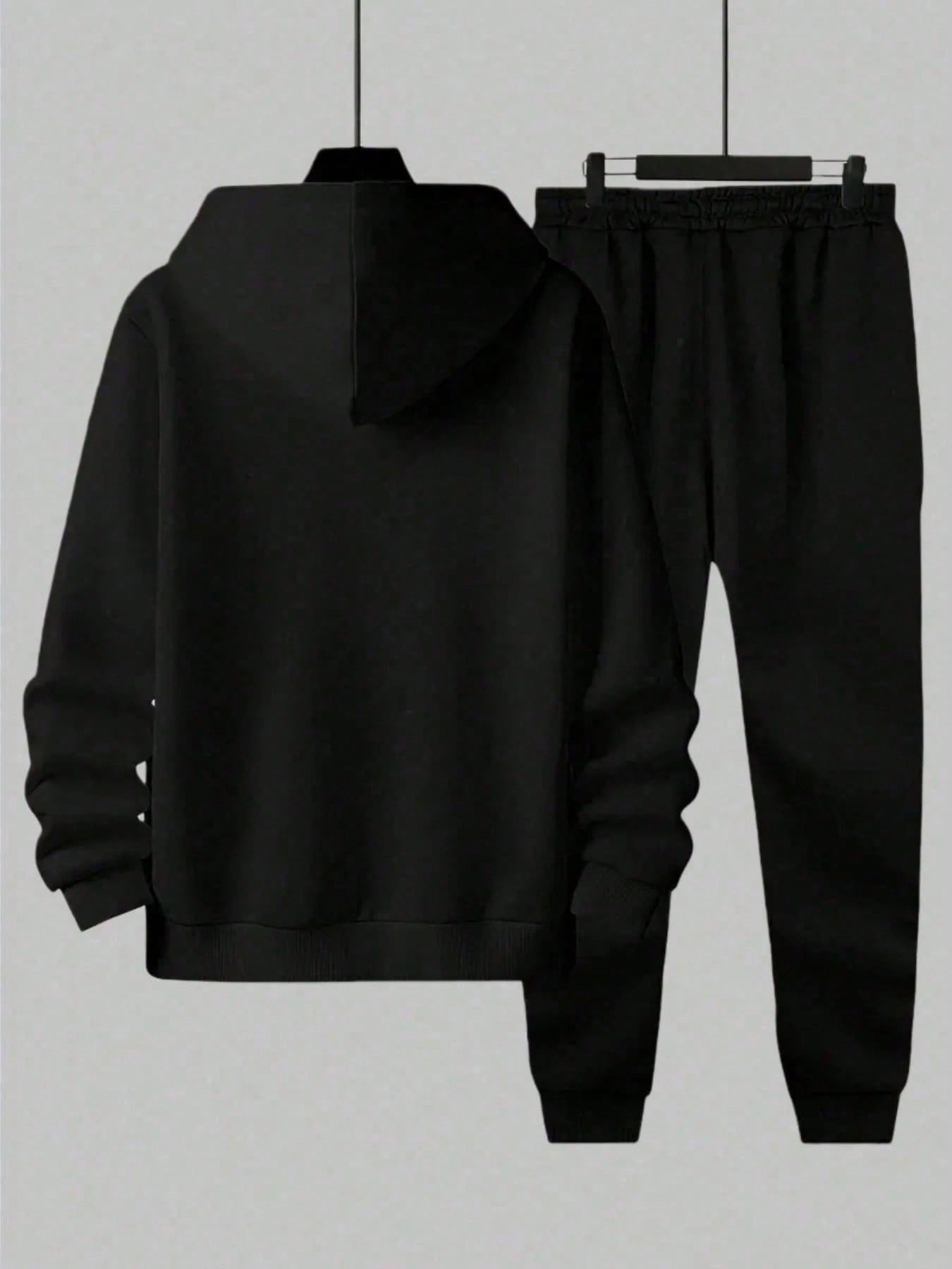 재미있는 남성용 후드티 2피스 세트, 남성용 따뜻한 풀 - Outdoor Sports Outfit 리뷰 및 가격