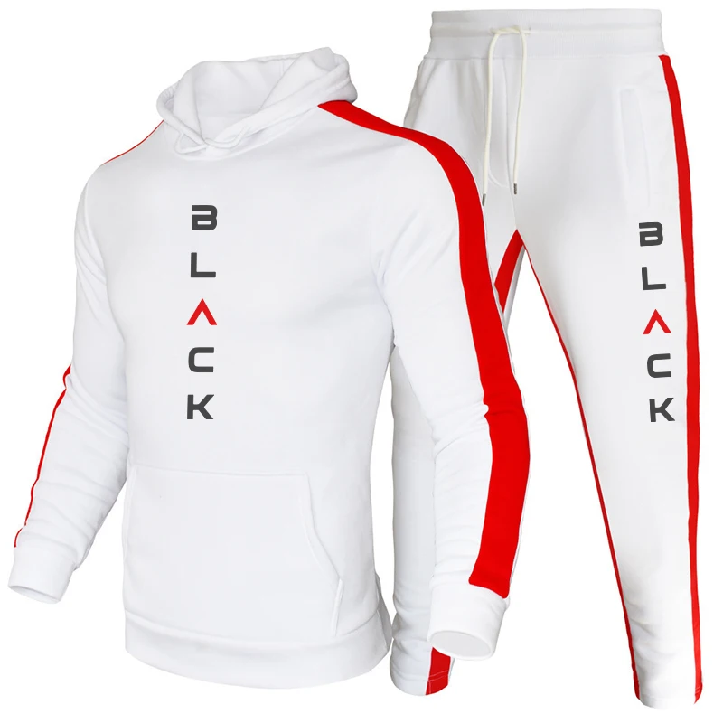 가을겨울 2피스 세트 남성 트레이닝복 캐주얼 스웨트셔츠 - Outdoor Sports Outfit 리뷰 및 가격