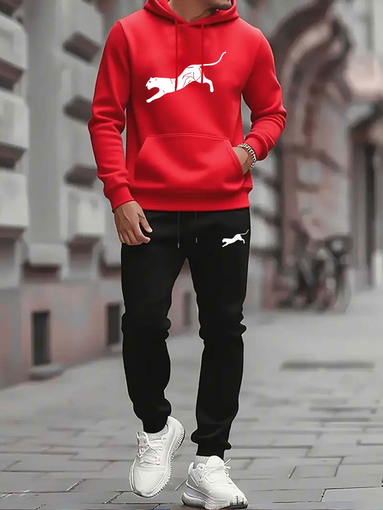 남성용 및 여성용으로 모두 착용 가능한 후드티와 조거  - Outdoor Sports Outfit 리뷰 및 가격