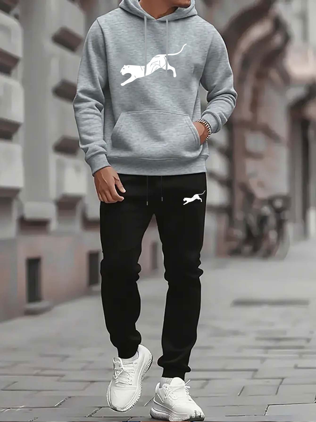 남성용 및 여성용으로 모두 착용 가능한 후드티와 조거  - Outdoor Sports Outfit 리뷰 및 가격