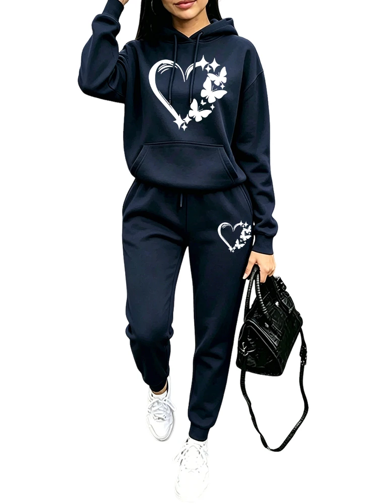 2026 신상 여성 트레이닝복 후드티와 스웨트팬츠 가을 - Outdoor Sports Outfit 리뷰 및 가격