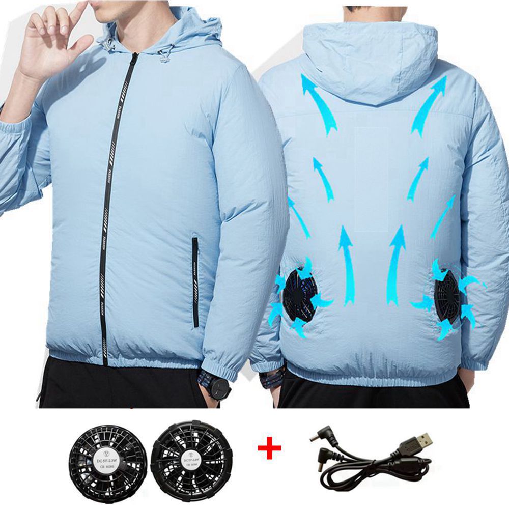 여름 스포츠 팬 에어컨 멋진 남자 여자 여행 초경량 브 - Outdoor Sport Brand Jacket 리뷰 및 가격