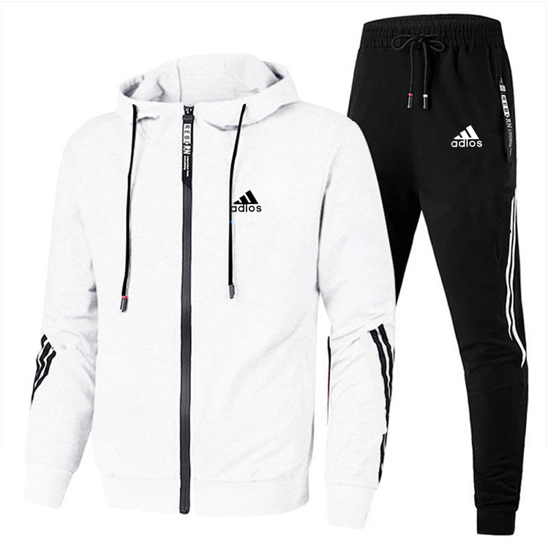 봄 가을 남성 트레이닝복 세트 긴팔 후드티+조깅 바지  - Outdoor Sports Outfit 리뷰 및 가격