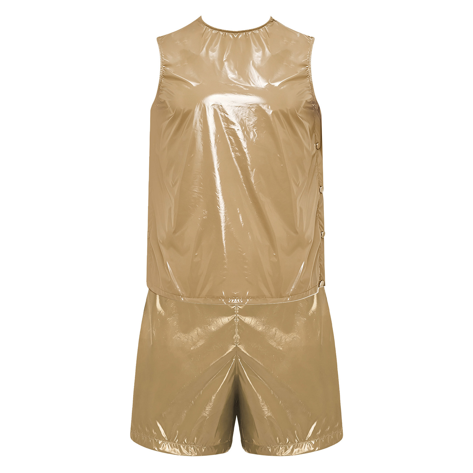 남성용 방수 땀 흡수 탱크탑 및 사이드 버튼 사각 팬티 - Outdoor Sports Outfit 리뷰 및 가격